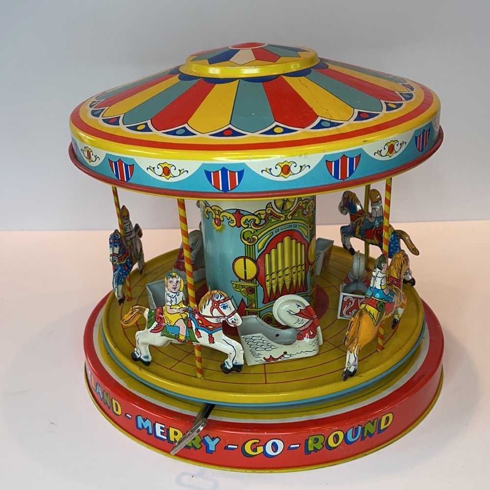J Chein & Co Musical Merry Go Round - Picture 10 of 17